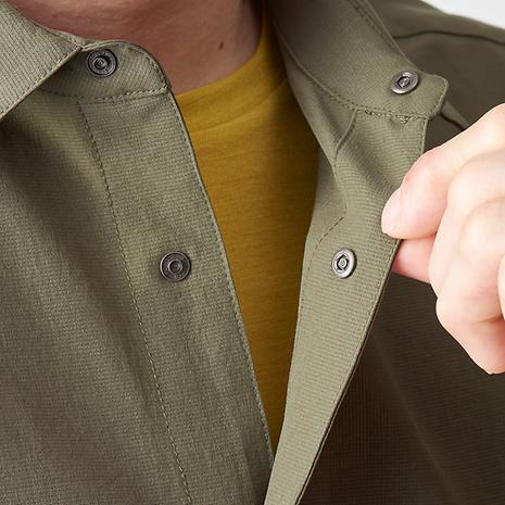 メンズ L/S Ventilation Shirt / 011055 O01 オリーブ