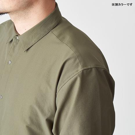 メンズ L/S Ventilation Shirt / 011055 O03 オフホワイト