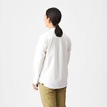 Womens L/S Ventilation Shirt / 011057 O03 オフホワイト Womens L/S Ventilation Shirt / 011057 O03 オフホワイト