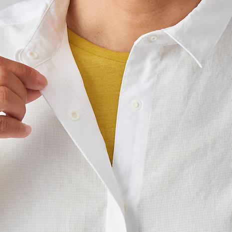 Womens L/S Ventilation Shirt / 011057 O03 オフホワイト