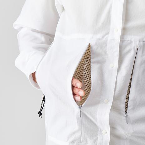 Womens L/S Ventilation Shirt / 011057 O03 オフホワイト