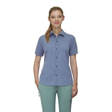 Women's S ブルー系 Mammut ( マムート ) アスコナ シャツ Ascona Shirt フランネル ネルシャツ 1030- Mammut - 【Women's S ブルー系】 Mammut ( マムート ) アスコナ