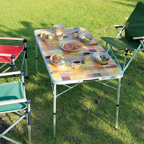 美品！！　コールマン　ナチュラルモザイクリビングテーブル　140 Coleman】ナチュラルモザイク リビングテーブル 140 Coleman