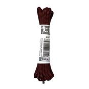 シューレースアウトドアスリム 丸 242-DOTS-7 ブラック/レッド 2本入り 160cm