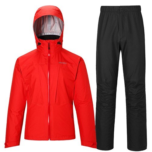 バイレス BAILESS ゴアテックス レイン スーツ 好日山荘 ジャケット パンツ 上下セット レインウェア 登山 アウトドア メンズ ゴアテックスレインスーツ | BAILESS | バイレス | BR1600_RED