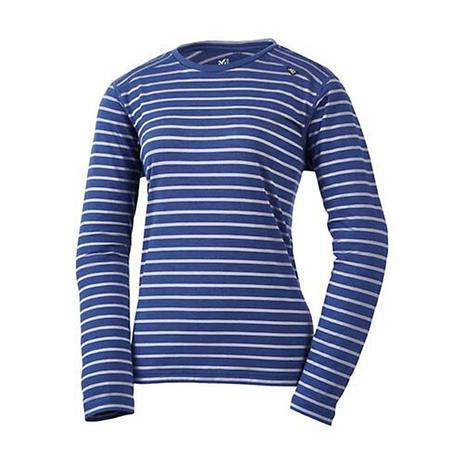 美品】ウティ 長袖ボーダーシャツ ロングスリーブ ブルー×ホワイト