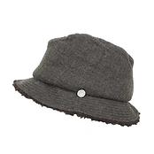 レディース 圧縮ウールガーゼボアハット ブラウン