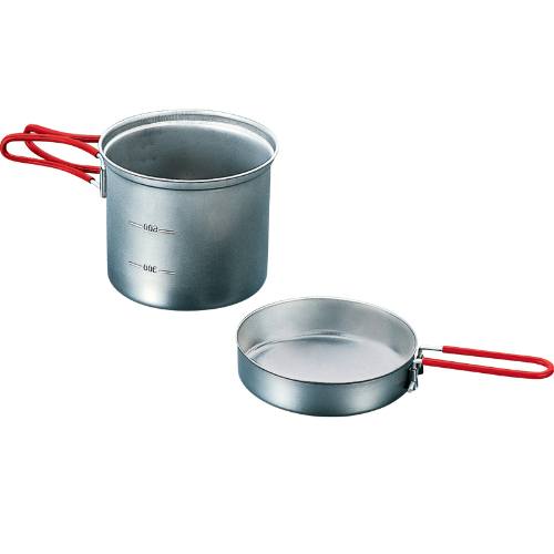 チタンウルトラライトクッカー深型 RED | EVERNEW | エバニュー