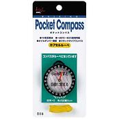 回転リング付きポケットコンパスルーペ付き