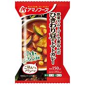 ひきわり豆のトマトカレー