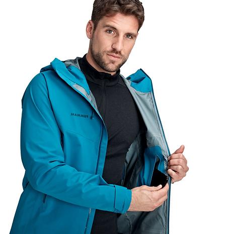 クレーター ハードシェル フーデット ジャケット メンズ / Crater Pro HS Hooded Jacket Men | MAMMUT |  マムート | 1010-28380_50226-好日山荘(コウジツサンソウ)-登山・クライミング・アウトドア用品の総合専門店 好日山荘