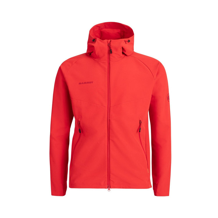 マクン ソフトシェル フーデット ジャケット アジアンフィット メンズ