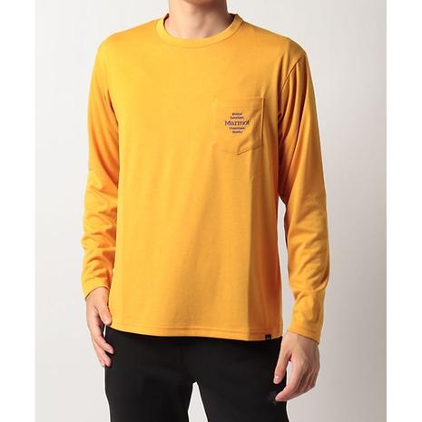 メンズ ポケットロゴ 長袖 Tシャツ | Marmot | マーモット