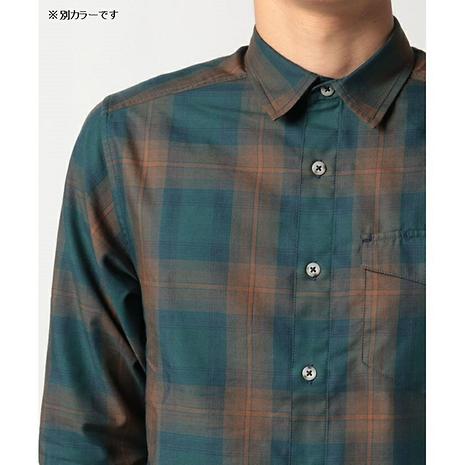 メンズ オンブレチェック柄 長袖 シャツ | Marmot | マーモット