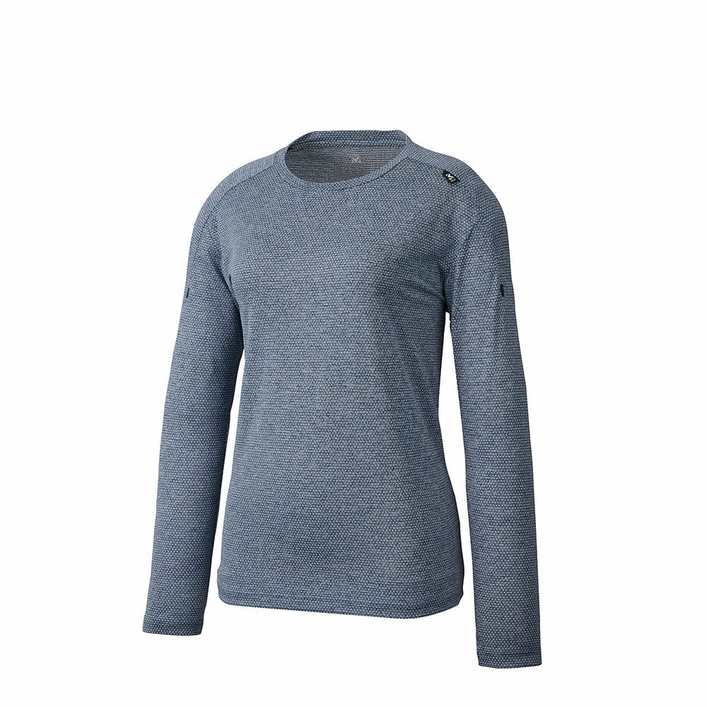 ウィメンズ ヘザーメッシュクルーロングスリーブ | MILLET | ミレー