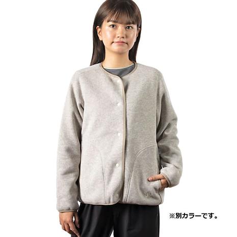 Foxfire レディース ニットフリースブルゾンS ベージュ・グレー Foxfire レディース ニットフリースブルゾンS ベージュ・グレー
