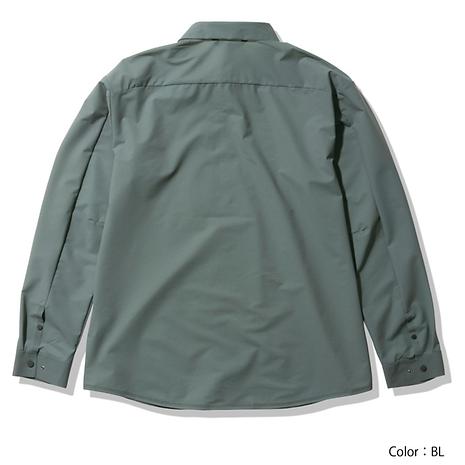 ロングスリーブ パラム シャツ メンズ | THE NORTH FACE | ザ・ノースフェイス |  NR12201_BL-好日山荘(コウジツサンソウ)-登山・クライミング・アウトドア用品の総合専門店 好日山荘