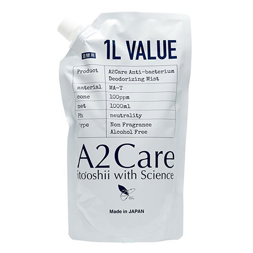 除菌 消臭】A2Care 1L refill（詰替用） | A2Care | エーツーケア