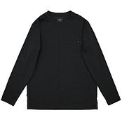 メンズ ベーシック ポケット ロングスリーブ ティー 37.5（R）テクノロジー  / F1400207 BLACK ［22FW］