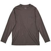 メンズ ベーシック ポケット ロングスリーブ ティー 37.5（R）テクノロジー  / F1400207 BROWN ［22FW］