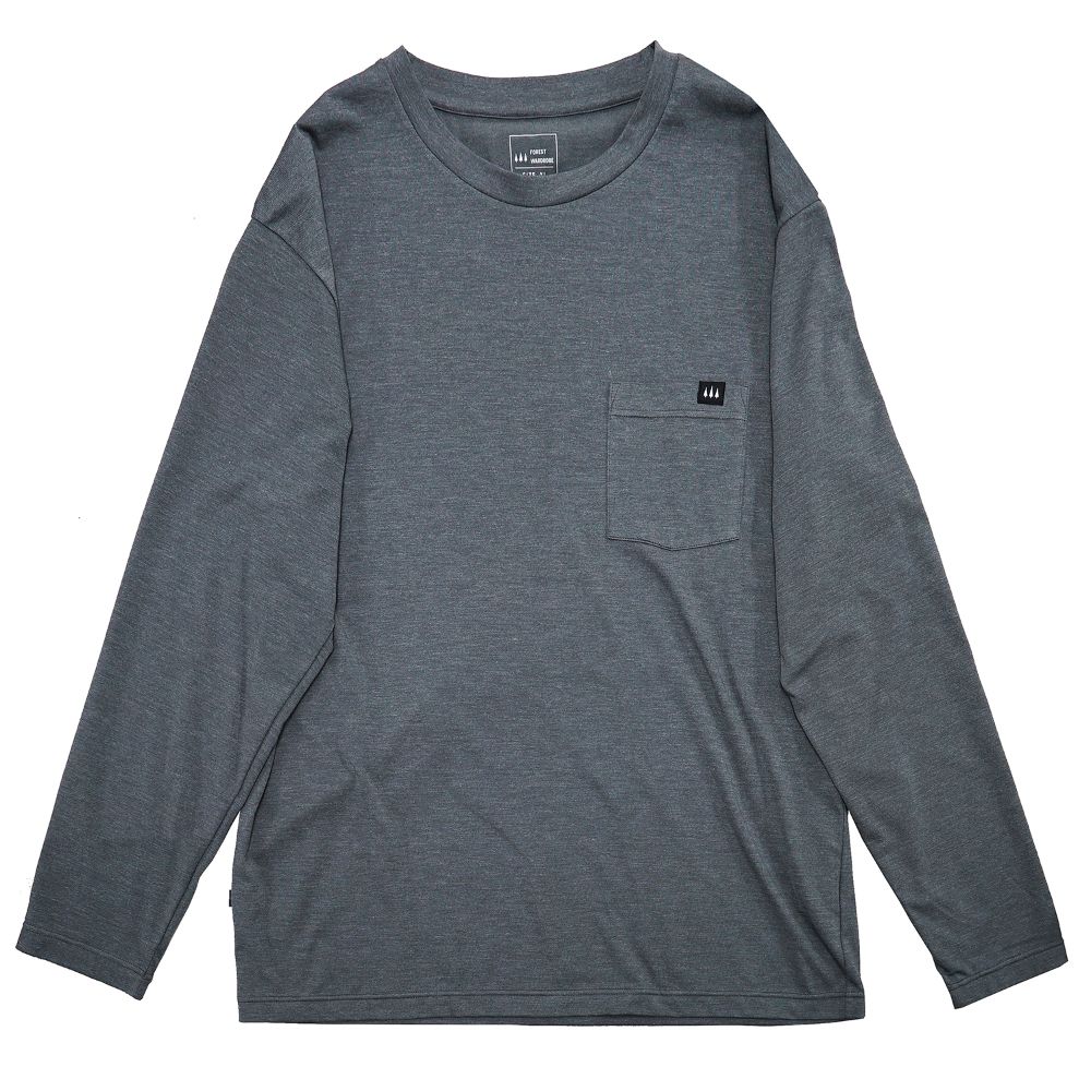 メンズ ベーシック ポケット ロングスリーブ ティー 37.5（R