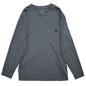 メンズ ベーシック ポケット ロングスリーブ ティー 37.5（R）テクノロジー  / F1400207 GREY ［22FW］