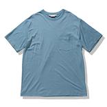 △ICEBREAKER メリノウール/ナイロン素材 ポケット付 Tシャツ