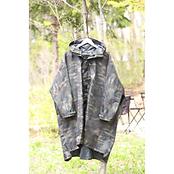 プリント レイン ポンチョ