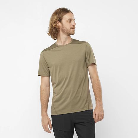 メンズ OUTLINE SS TEE | SALOMON | サロモン | KSQWVT-好日山荘