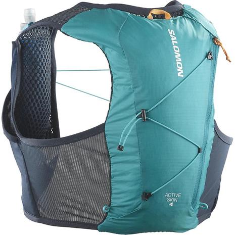 SALOMON  ACTIVE  SKIN4(フラスク付)  XSサイズ ACTIVE SKIN 4 / ユニセックス ランニングベスト（フラスク付