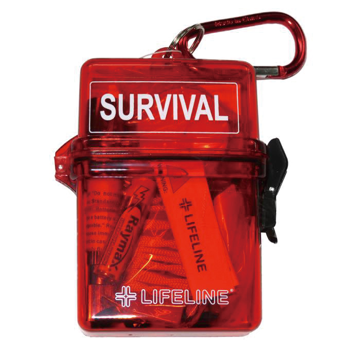 防水サバイバルＢＯＸ レッド / Waterproof survival BOX red