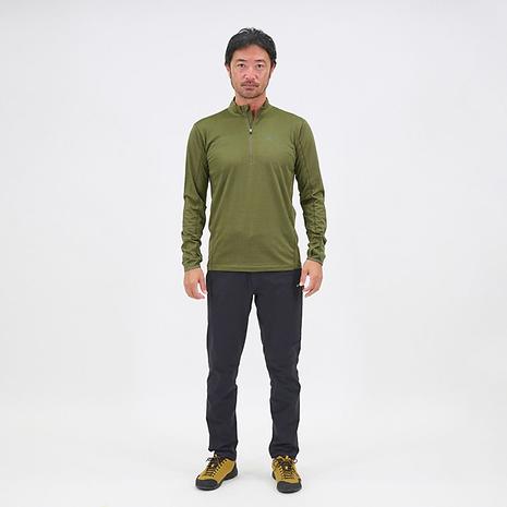 メンズ クータイ II ウール ジップ ロングスリーブ / KUHTAI II WOOL ZIP LS M | MILLET | ミレー |  KSDHEQ-好日山荘(コウジツサンソウ)-登山・クライミング・アウトドア用品の総合専門店 好日山荘