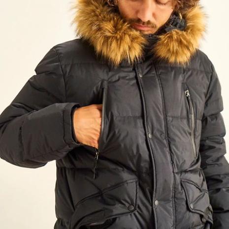 AURORA DOWN HALF COAT / オーロラダウンハーフコート メンズ