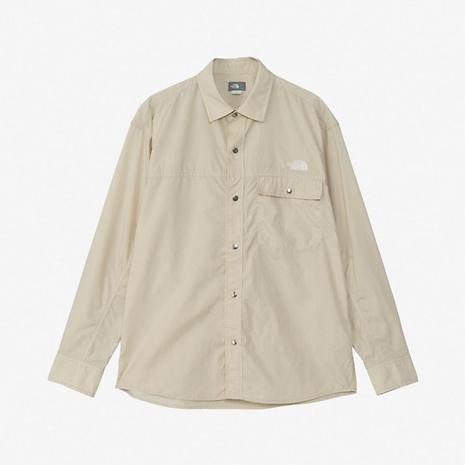 ロングスリーブヌプシシャツ（ユニセックス） / L/S NUPTSE SHIRT NR11961 グラベル・GL | THE NORTH FACE |  ザ・ノースフェイス | KS1U0S-好日山荘(コウジツサンソウ)-登山・クライミング・アウトドア用品の総合専門店 好日山荘