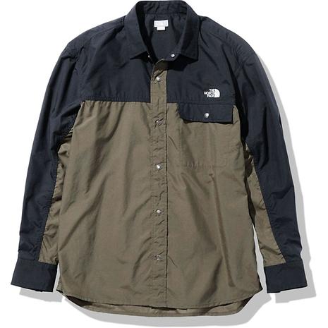 ロングスリーブヌプシシャツ ユニセックス / L/S Nuptse Shirt | THE NORTH FACE | ザ・ノースフェイス |  KS1OI6-好日山荘(コウジツサンソウ)-登山・クライミング・アウトドア用品の総合専門店 好日山荘