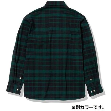 ロングスリーブストレッチフランネルシャツ（ユニセックス） / L/S Stretch Flannel Shirt | THE NORTH FACE |  ザ・ノースフェイス | KS1BKL-好日山荘(コウジツサンソウ)-登山・クライミング・アウトドア用品の総合専門店 好日山荘