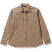 ラッスルキャノピーシャツ レディース / Rustle Canopy Shirt NRW12302 ケルプタン（KT）