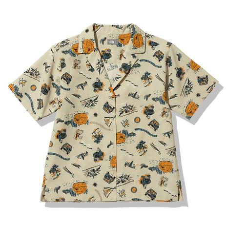 ショートスリーブアロハベントシャツ レディース / S/S Aloha Vent 