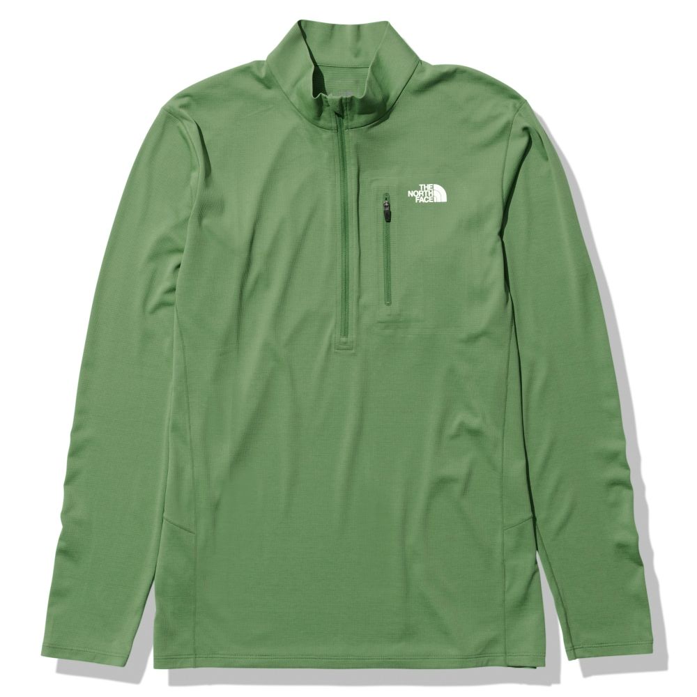 ロングスリーブフラッシュドライスリーディージップアップ メンズ / L/S FLASHDRY 3D Zip Up | THE NORTH FACE |  ザ・ノースフェイス | NT12201_DG-好日山荘(コウジツサンソウ)-登山・クライミング・アウトドア用品の総合専門店 好日山荘