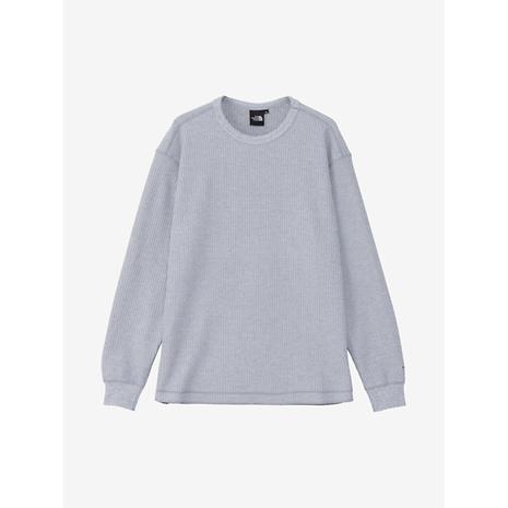 ロングスリーブウォームワッフルクルー（メンズ） / L/S Warm Waffle Crew NT62032 ミックスグレー3（Z3） | THE  NORTH FACE | ザ・ノースフェイス | KSY2FX-好日山荘(コウジツサンソウ)-登山・クライミング・アウトドア用品の総合専門店 好日山荘