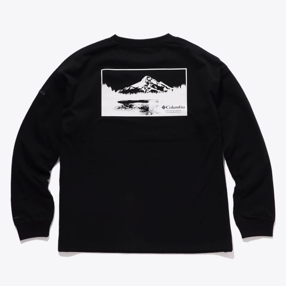 メンズ ミラーズクレストロングスリーブグラフィックTシャツ / PM6812