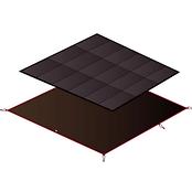 コールマン(Coleman) テントシート テントシートセット/240 インナー Amazon | Coleman(コールマン) テントシート テントシートセット