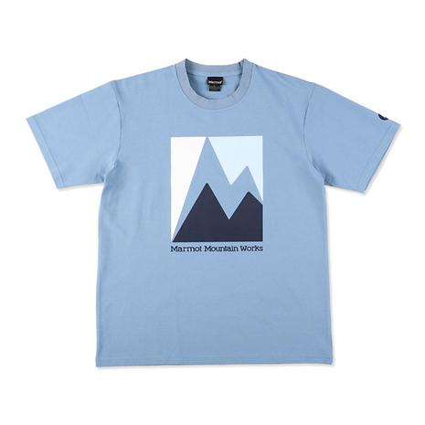 クロック Tシャツ（メンズ） / Crack-T TSSMC405 ライトブルー | Marmot | マーモット |  KSTFUS-好日山荘(コウジツサンソウ)-登山・クライミング・アウトドア用品の総合専門店 好日山荘