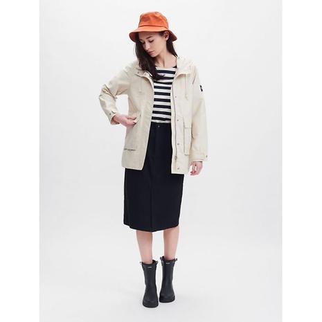 撥水 ラウンドヘム ビックポケット パーカジャケット ウィメンズ