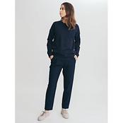 撥水 ウエストカラーブロック テーパードパンツ ウィメンズ