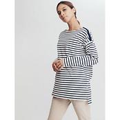吸水速乾 バスクストライプ チュニック 長袖Ｔシャツ ウィメンズ